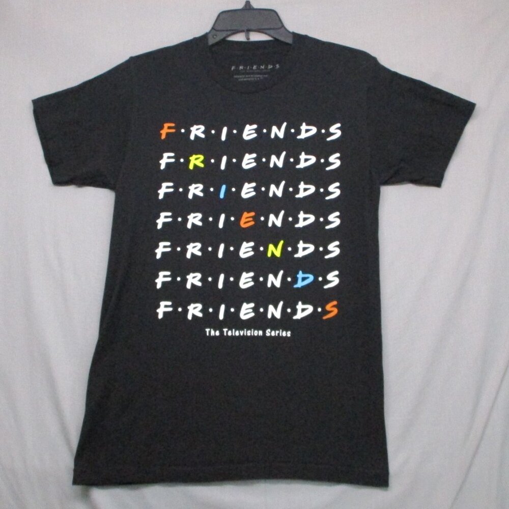 Friends Graphic Print‎ T-Shirt Black Men Size | S